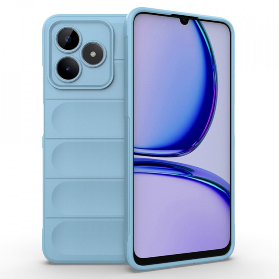 Husa pentru Realme C53 eleganta, din silicon mat, SKDR Vogue - Bleu