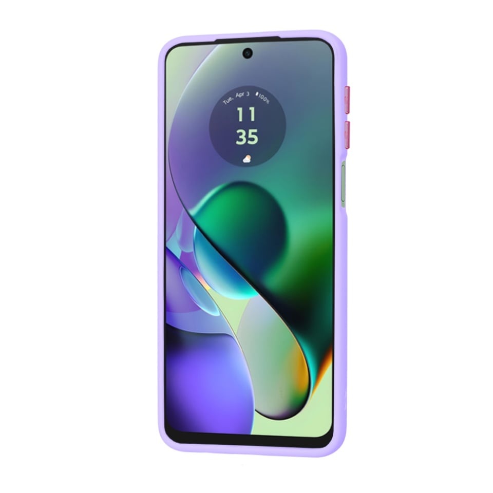 Husa pentru Samsung Galaxy A06, ce Absoarbe Cele mai Aspre Socuri, Skyddar Frosted - Mov deschis - 1 | YEO