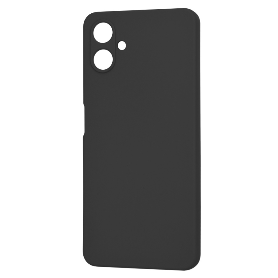 Husa pentru Samsung Galaxy A06 din Silicon Catifelat, Protectie Premium, Skyddar SoftElegance - Negru - 3 | YEO