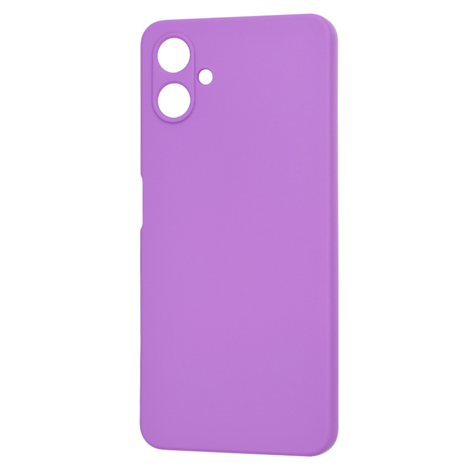 Husa pentru Samsung Galaxy A06 din Silicon Catifelat, Protectie Premium, Skyddar SoftElegance - Mov - 3 | YEO
