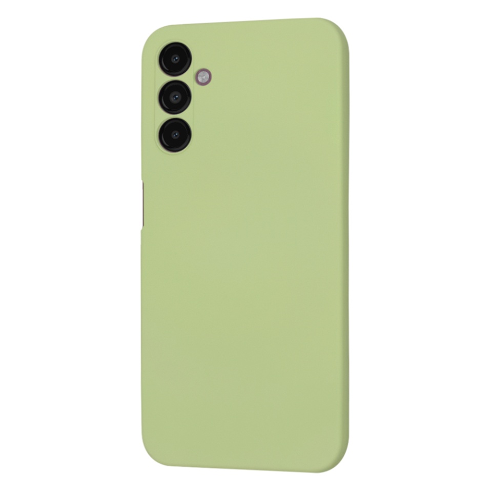 Husa pentru Samsung Galaxy A14 5G / Galaxy A14 4G din Silicon Catifelat, Protectie Premium, Skyddar SoftElegance - Verde - 3 | YEO