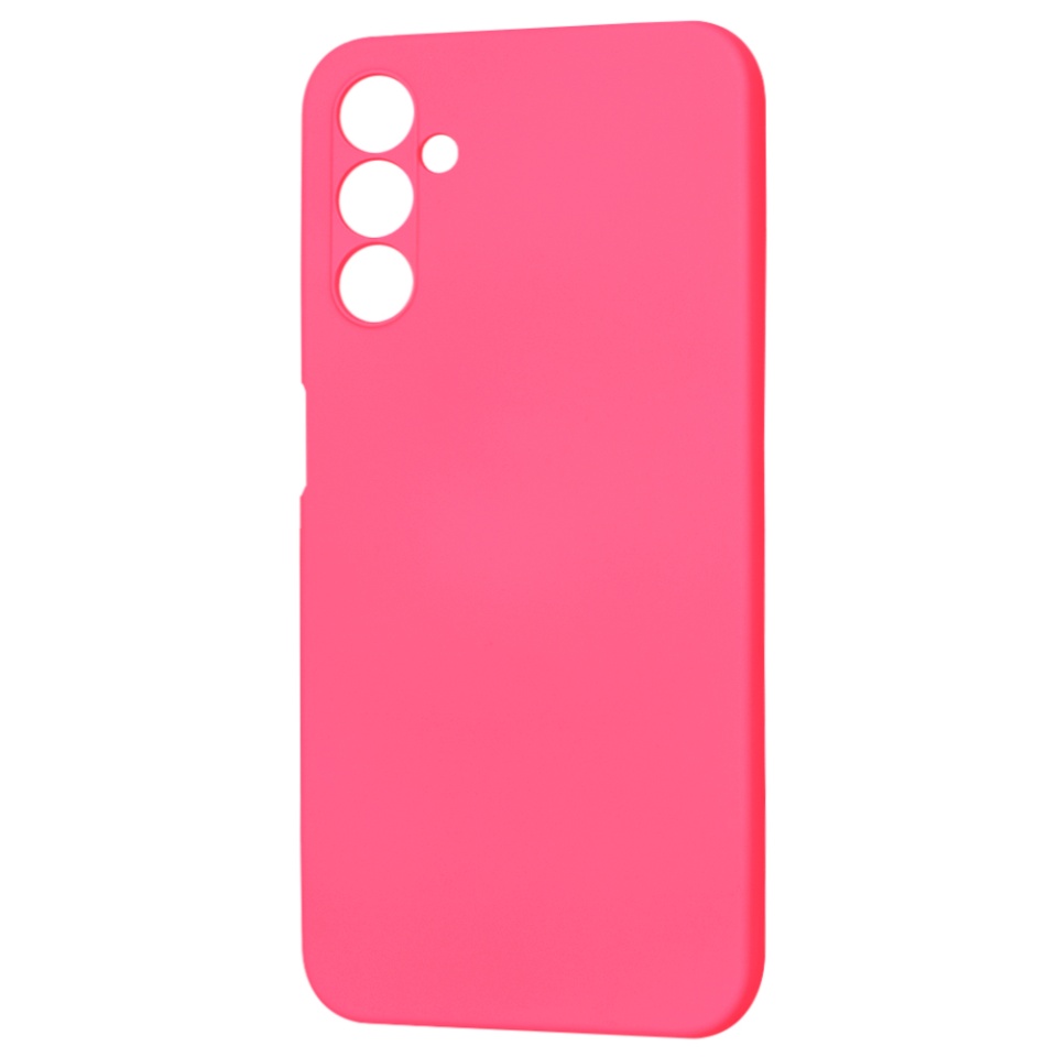 Husa pentru Samsung Galaxy A14 5G / Galaxy A14 4G din Silicon Catifelat, Protectie Premium, Skyddar SoftElegance - Fucsia - 1 | YEO