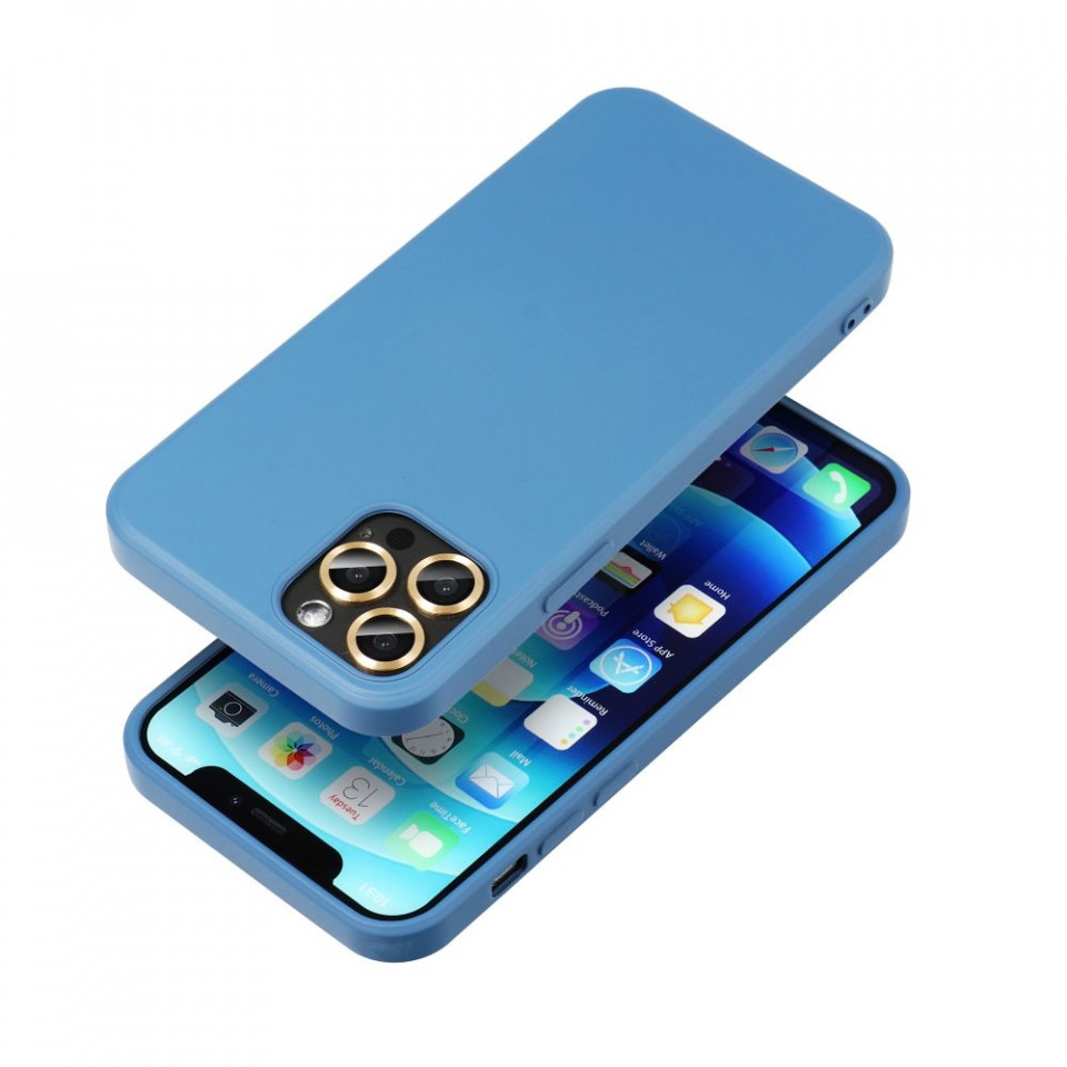 Husa pentru Samsung Galaxy A15 5G silicon, Skyddar Mat - Albastru