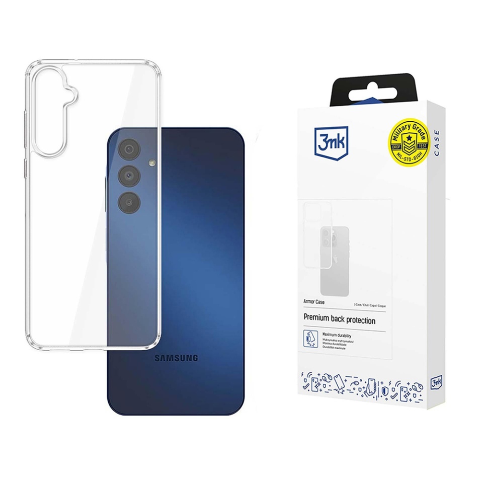 Husa pentru Samsung Galaxy A16 4G, 3mk Armor Case, Clear