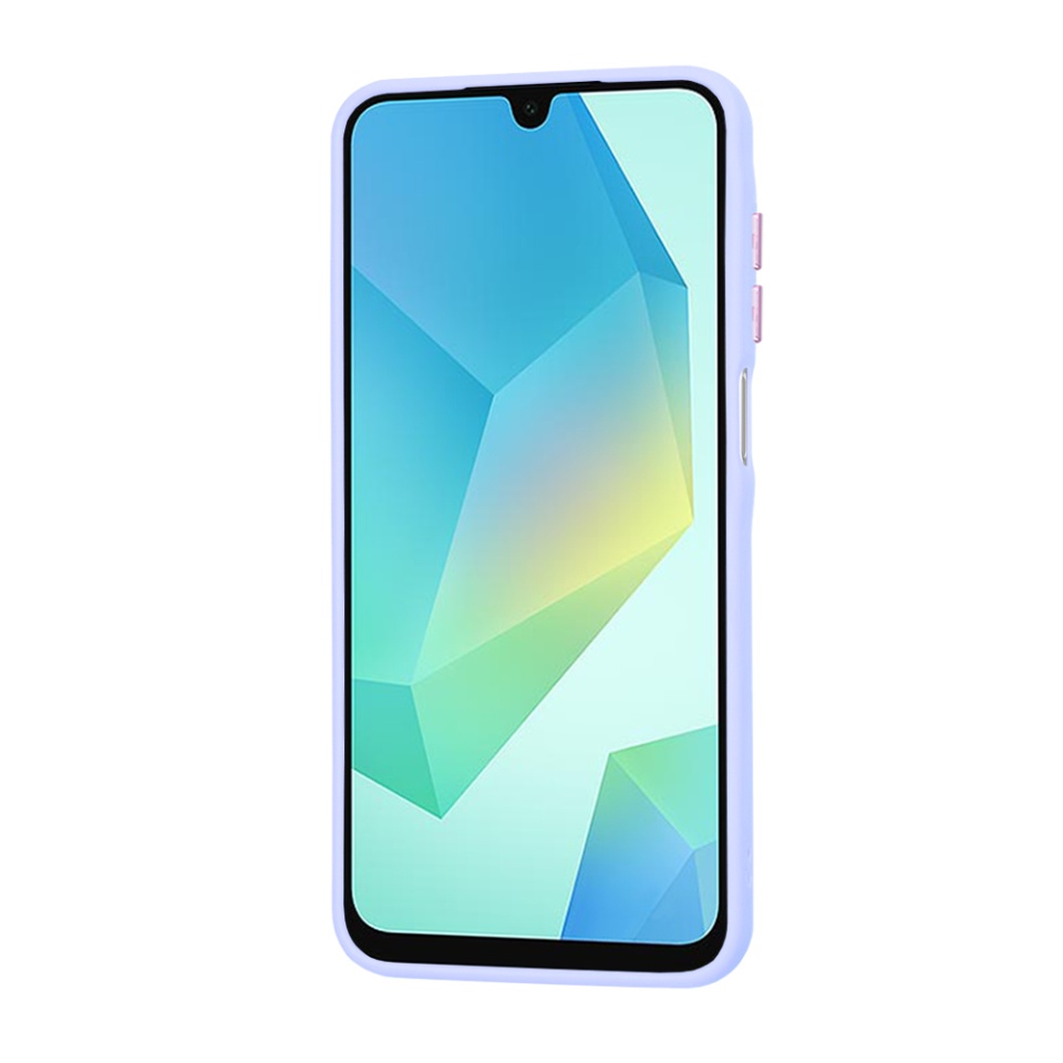 Husa pentru Samsung Galaxy A16 4G / Galaxy A16 5G, SKYDDAR INNOVATION, Frosted, Mov deschis, set cu sticker - 1 | YEO