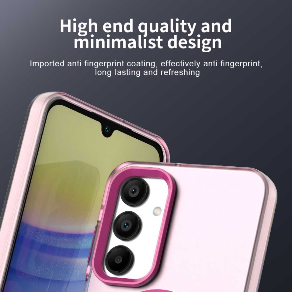 Husa pentru Samsung Galaxy A16 4G / Galaxy A16 5G, SKYDDAR INOVATION, CandyCase, Magsafe, set cu sticker, Roz - 2 | YEO