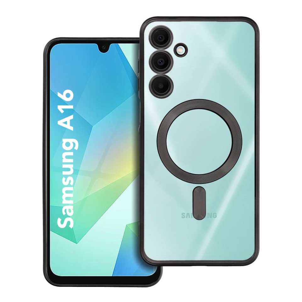 Husa pentru Samsung Galaxy A16 cu Magsafe integrat, SKYDDAR Luxury Shield - Negru