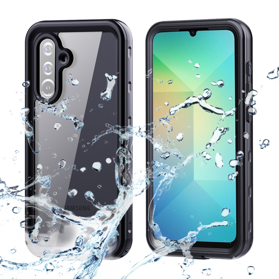 Husa pentru Samsung Galaxy A26 5G, ShellBox, Waterproof IP68 Case, Full Body, Protectie Totala, Anti-Soc, Rezistenta la Apa si Praful, Negru
