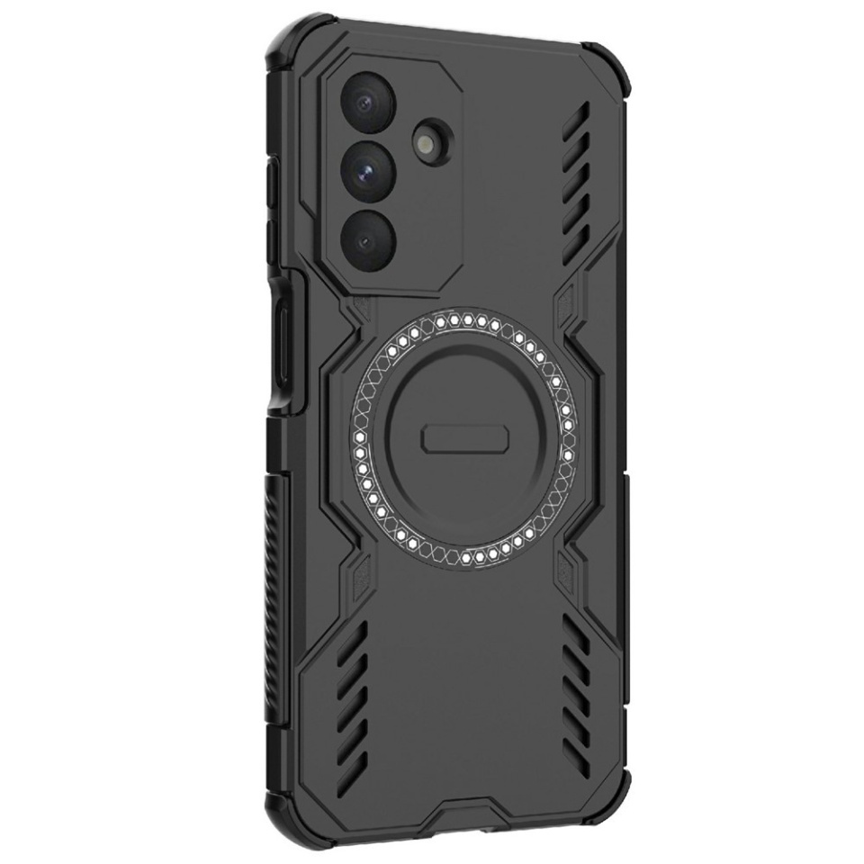 Husa pentru Samsung Galaxy A26 5G, SKYDDAR INOVATION, ArmorMag, Magsafe, set cu sticker, Negru - 2 | YEO