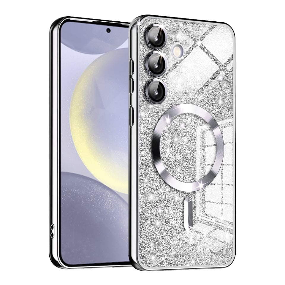 Husa pentru Samsung Galaxy A35 5G Design Antisoc, Fundal Detasabil 2-in-1, Protectie Superioara, Margini Ridicate - Argintiu