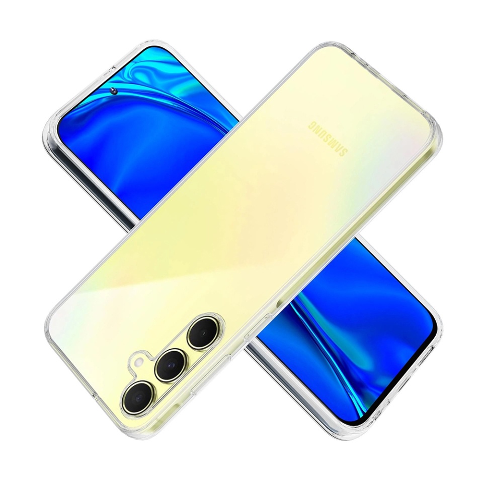 Husa pentru Samsung Galaxy A55 5G, din silicon, 3mk Clear Case, Transparent - 3 | YEO