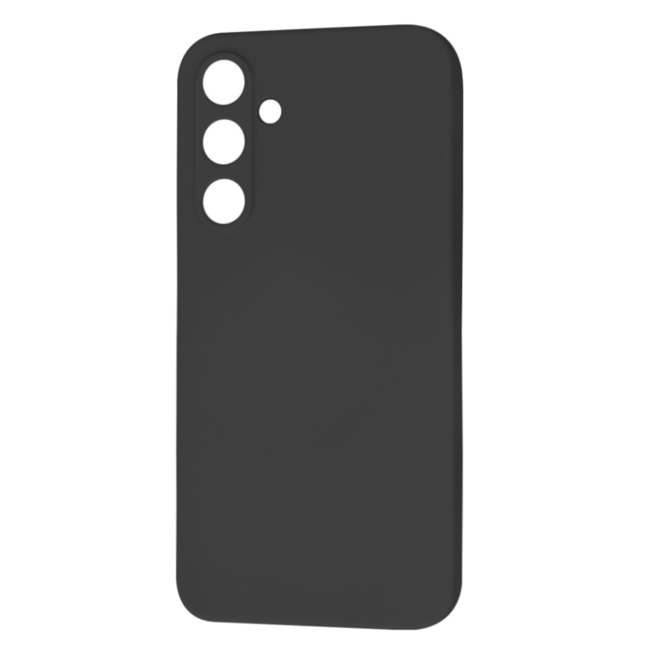 Husa pentru Samsung Galaxy A55 5G din Silicon Catifelat, Protectie Premium, Skyddar SoftElegance - Negru - 1 | YEO