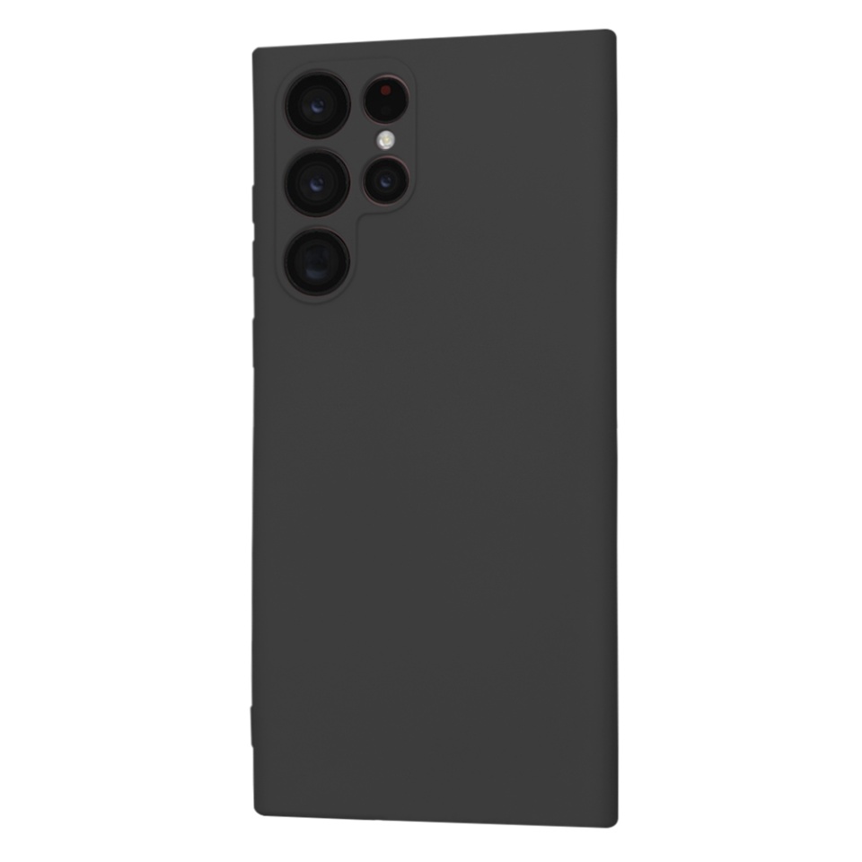 Husa pentru Samsung Galaxy S22 Ultra 5G din Silicon Catifelat, Protectie Premium, Skyddar SoftElegance MagSafe - Negru - 2 | YEO