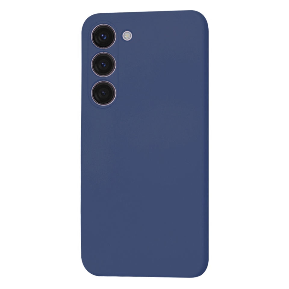 Husa pentru Samsung Galaxy S23 din Silicon Catifelat, Protectie Premium, Skyddar SoftElegance MagSafe - Bleumarin - 2 | YEO