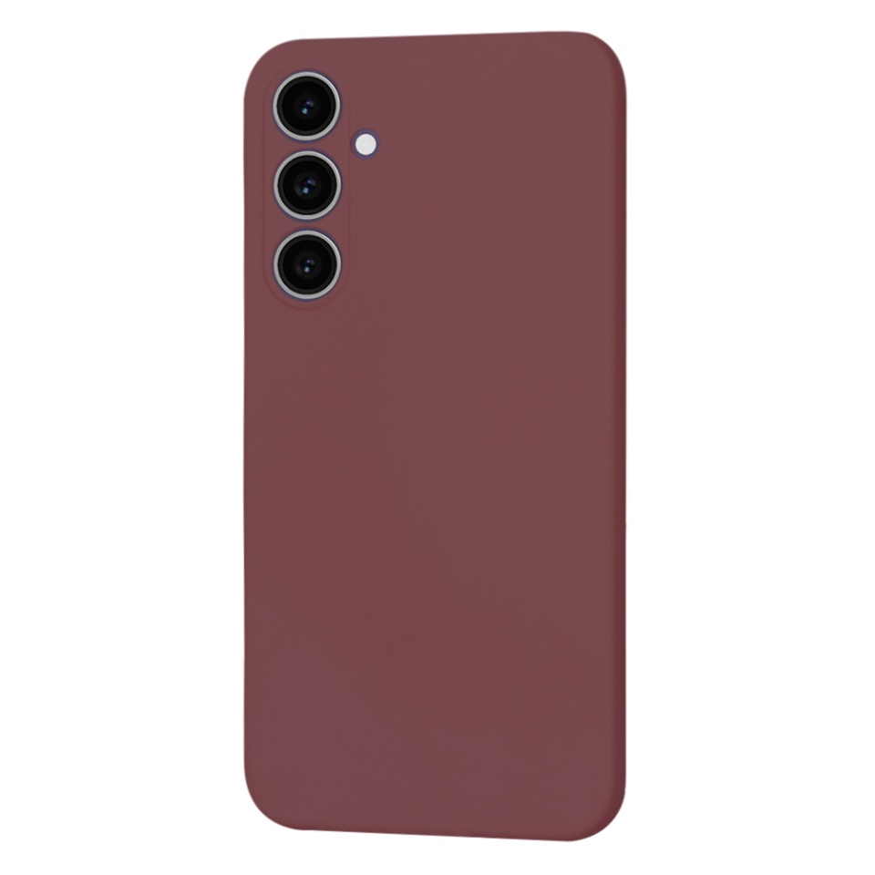 Husa pentru Samsung Galaxy S23 FE din Silicon Catifelat, Protectie Premium, Skyddar SoftElegance MagSafe - Bordo - 2 | YEO
