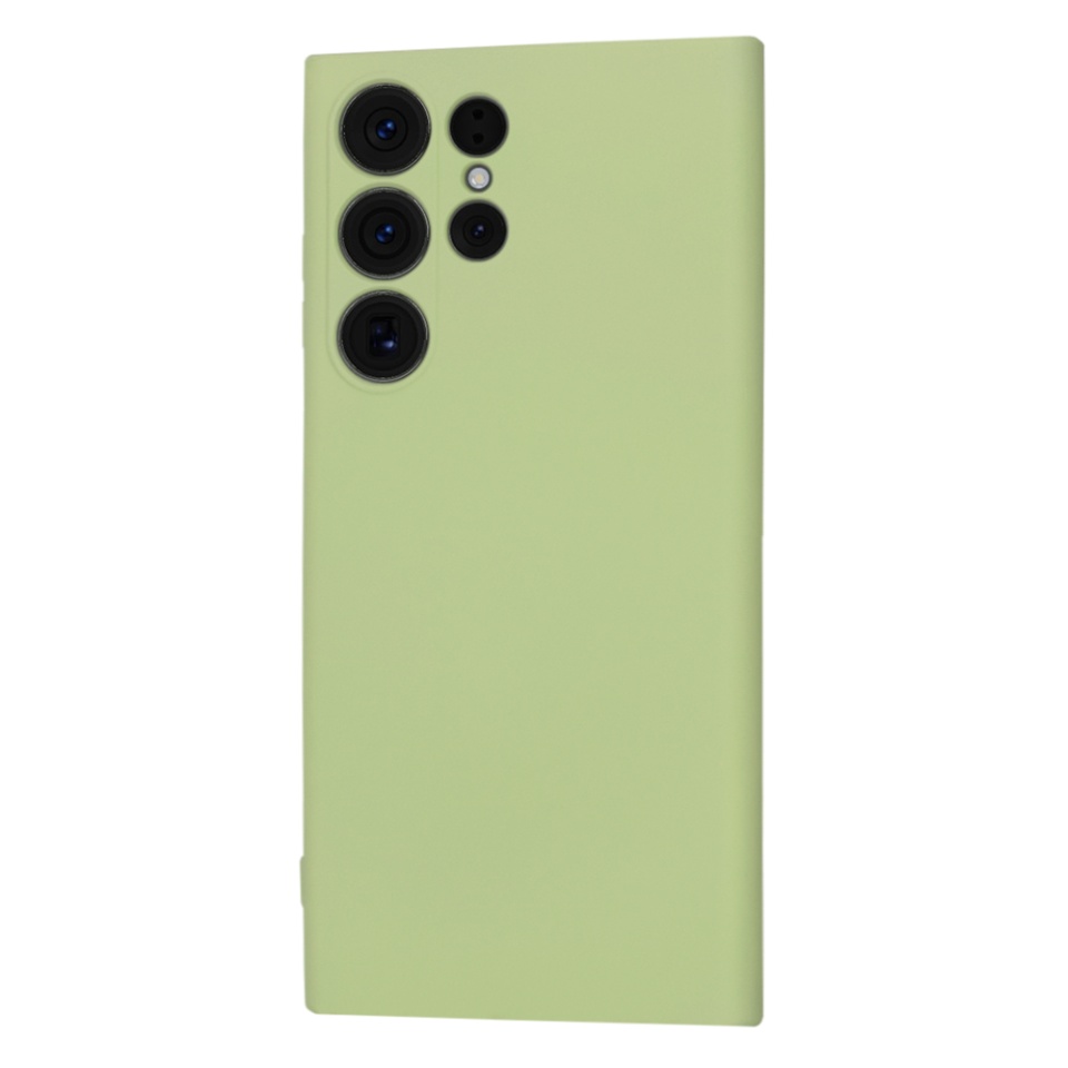 Husa pentru Samsung Galaxy S23 Ultra din Silicon Catifelat, Protectie Premium, Skyddar SoftElegance MagSafe - Verde - 2 | YEO