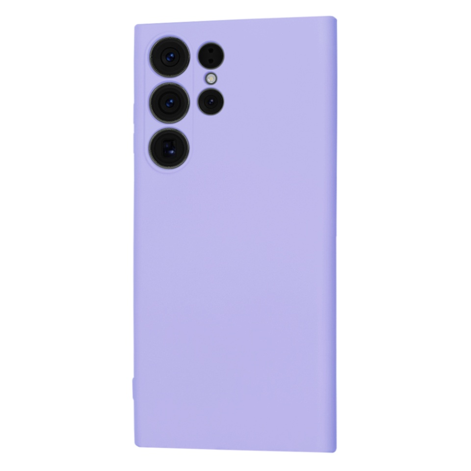 Husa pentru Samsung Galaxy S23 Ultra din Silicon Catifelat, Protectie Premium, Skyddar SoftElegance MagSafe - Violet - 2 | YEO