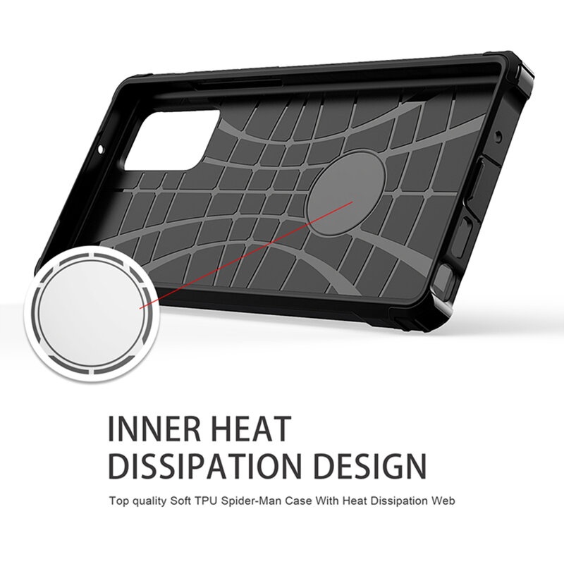 Husa pentru Samsung Galaxy S23 Ultra, SKYDDAR INNOVATION, Hybrid Armor, din Plastic Dur, Margini Cauciucate, Antisoc, set cu sticker, Negru - 2 | YEO