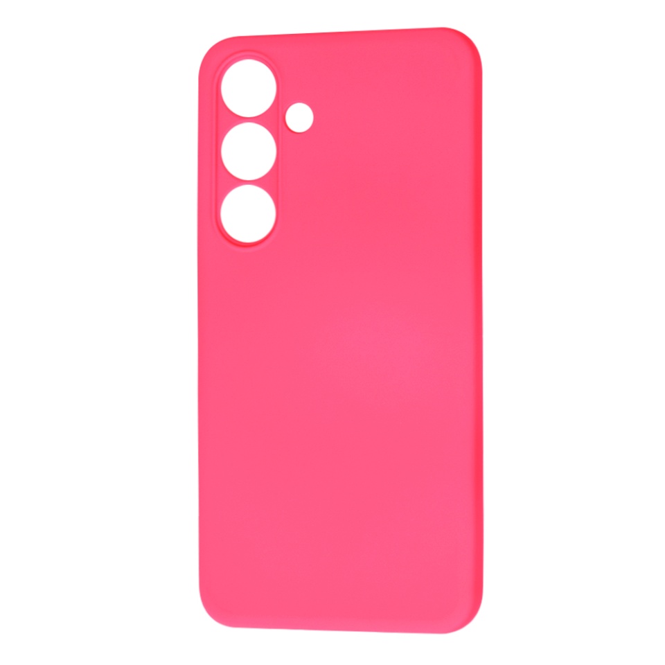Husa pentru Samsung Galaxy S24 din Silicon Catifelat, Protectie Premium, Skyddar SoftElegance - Fucsia - 1 | YEO