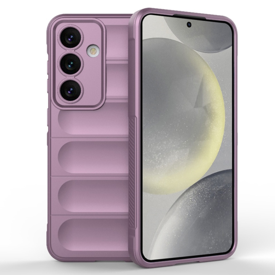 Husa pentru Samsung Galaxy S24 FE eleganta, din silicon mat, SKDR Vogue - Mov