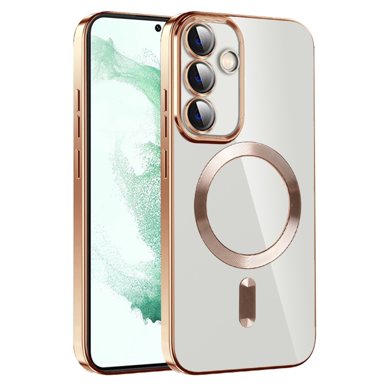 Husa pentru Samsung Galaxy S24 Plus cu Magsafe integrat, SKYDDAR Luxury Shield - Auriu