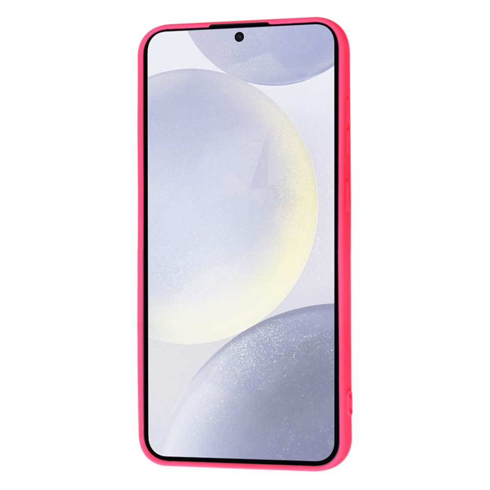 Husa pentru Samsung Galaxy S24 Plus din Silicon Catifelat, Protectie Premium, Skyddar SoftElegance - Fucsia - 2 | YEO
