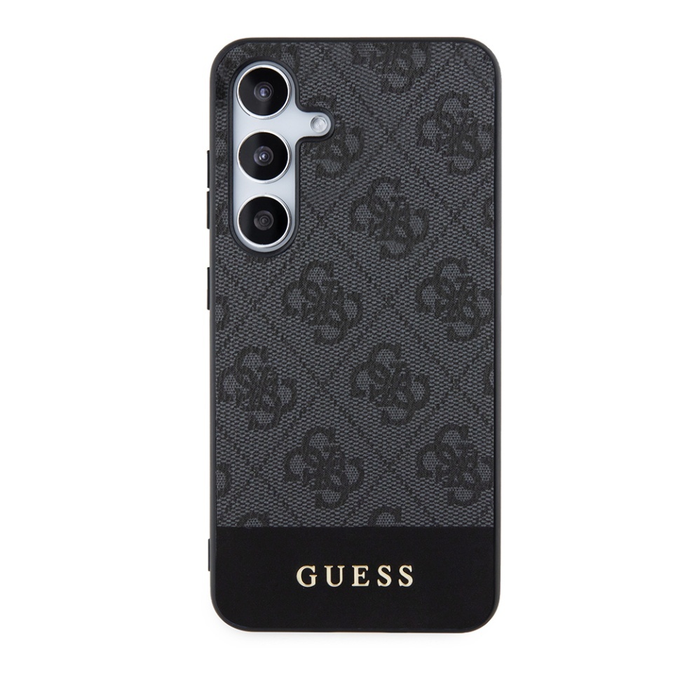 Husa pentru Samsung Galaxy S24 Plus, Hardcase 4G Stripe Collection, Guess, Negru - 1 | YEO