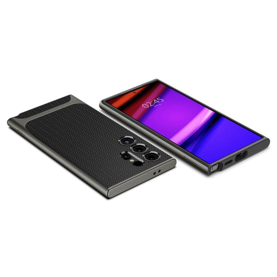 Husa pentru Samsung Galaxy S24 Ultra, Neo Hybrid, Spigen - Cenusiu - 5