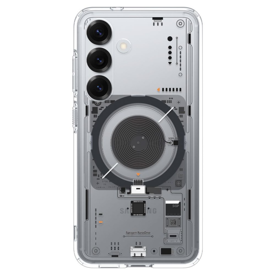 Husa pentru Samsung Galaxy S25, Ultra Hybrid T MagSafe, Spigen, Negru/transparenta - 1 | YEO