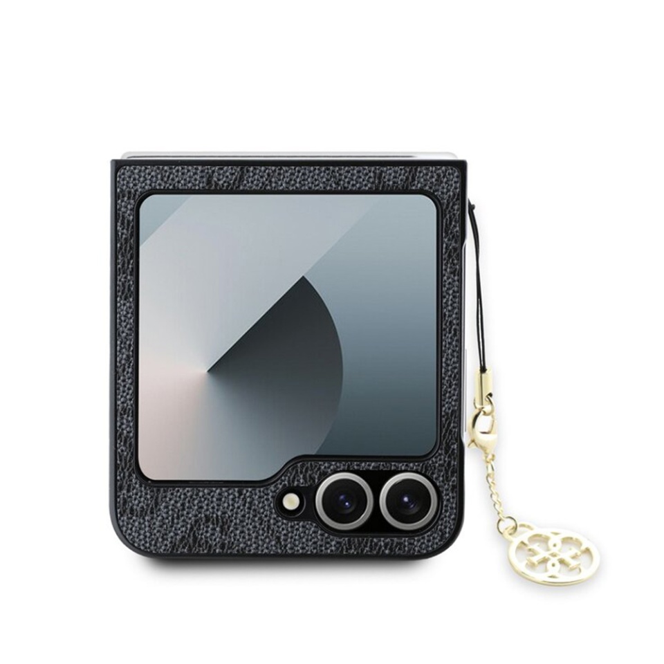 Husa pentru Samsung Galaxy Z Flip6 Hardcase 4G Charm, Guess - Negru - 3 | YEO