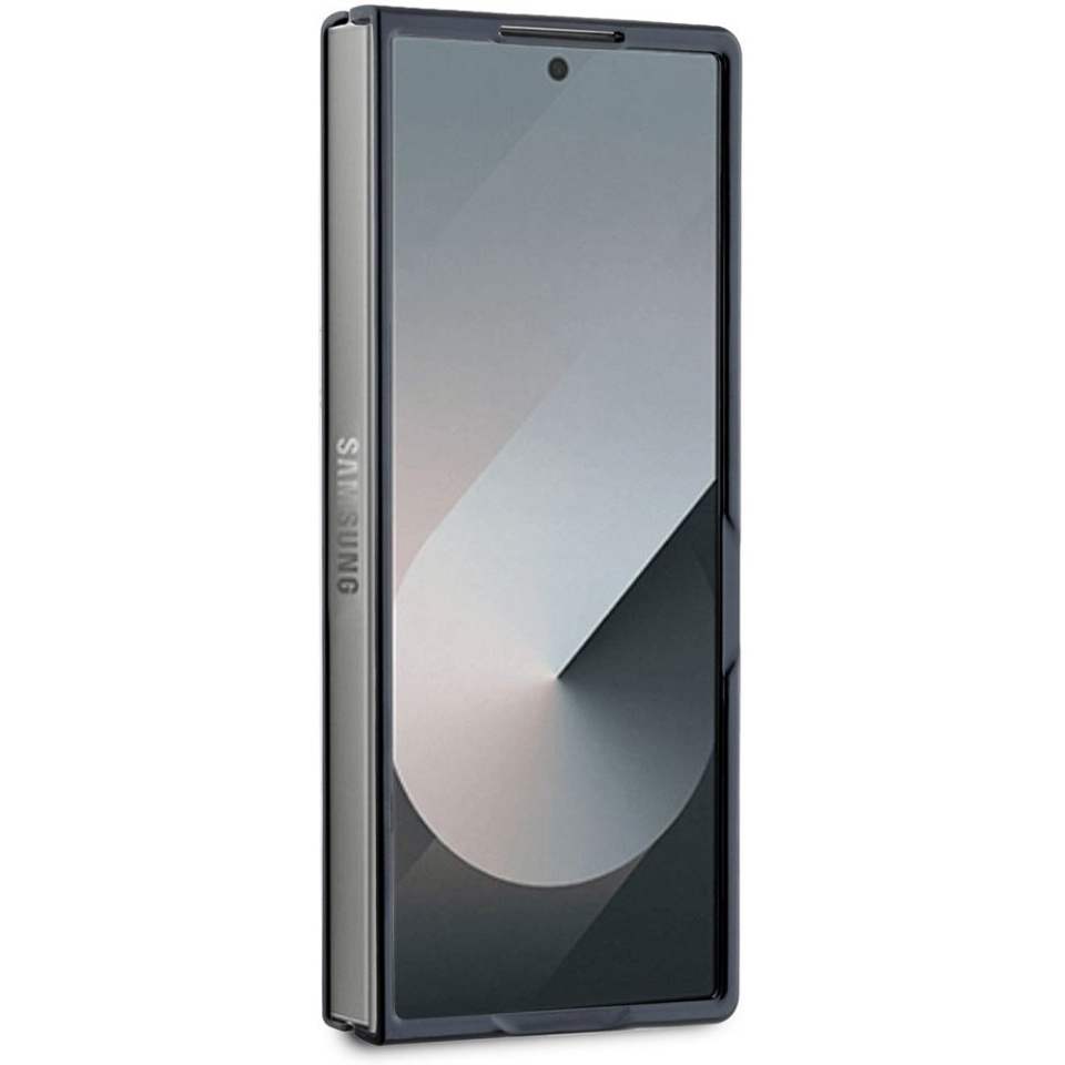 Husa pentru Samsung Galaxy Z Fold6, Guess 4G Metal Logo, Protectie Slim, Compatibila, Negru - 2 | YEO