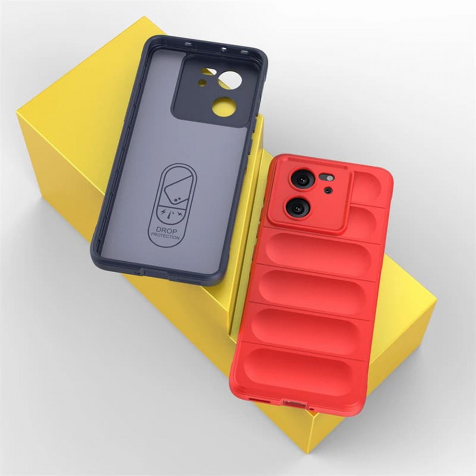 Husa pentru Xiaomi 13T / 13T Pro eleganta, din silicon mat, SKDR Vogue - Negru - 2 | YEO