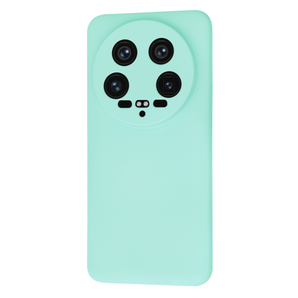Husa pentru Xiaomi 14 Ultra din Silicon Catifelat, Protectie Premium, Skyddar SoftElegance - Turcoaz - 3 | YEO