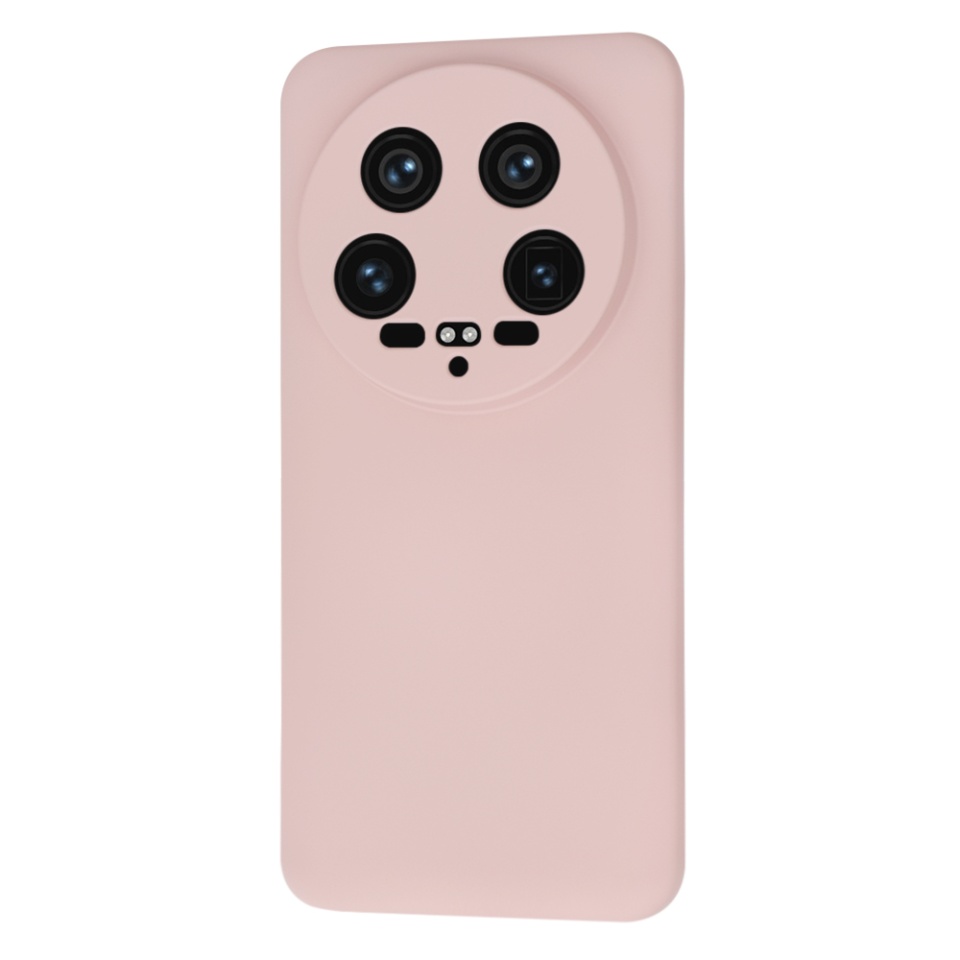 Husa pentru Xiaomi 14 Ultra din Silicon Catifelat, Protectie Premium, Skyddar SoftElegance - Roz pudra - 3 | YEO