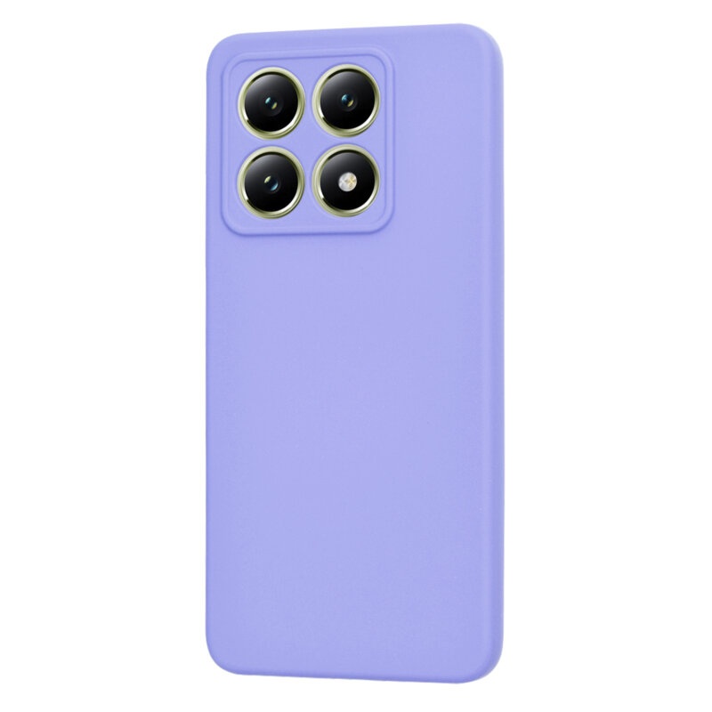 Husa pentru Xiaomi 14T Pro din Silicon Catifelat, Protectie Premium, Skyddar SoftElegance - Violet - 2 | YEO