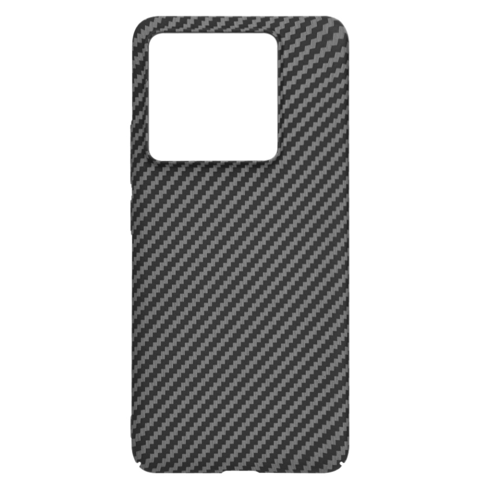 Husa pentru Xiaomi 14T Pro, Finisaj Premium cu Textura de Carbon, Design Elegant, SKDR CarbonFlex - Negru - 3 | YEO