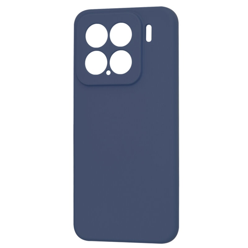 Husa pentru Xiaomi 15 din Silicon Catifelat, Protectie Premium, Skyddar SoftElegance - Bleumarin - 3 | YEO