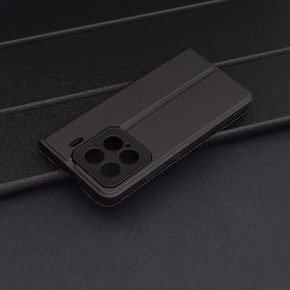 Husa pentru Xiaomi 15, SKYDDAR INNOVATION, Magskin Book, tip Carte cu Portofel Interior, set cu sticker, Negru - 3 | YEO