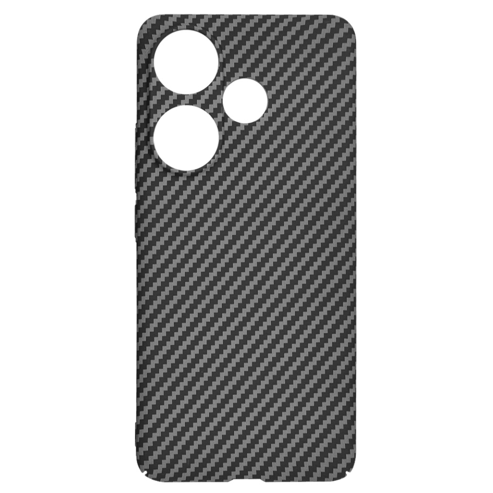 Husa pentru Xiaomi Poco F6, Finisaj Premium cu Textura de Carbon, Design Elegant, SKDR CarbonFlex - Negru - 3 | YEO