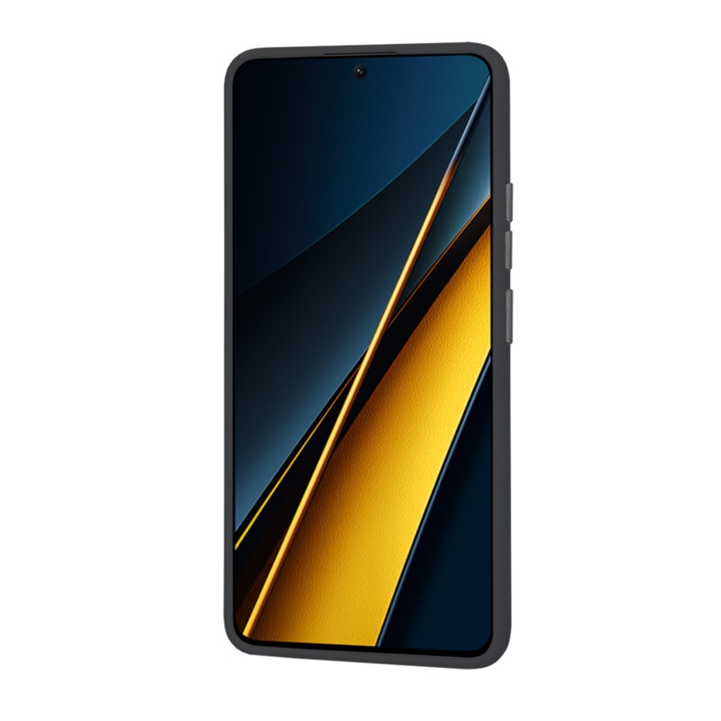 Husa pentru Xiaomi Poco X6 Pro, ce Absoarbe Cele mai Aspre Socuri, Skyddar Frosted - Negru - 1 | YEO