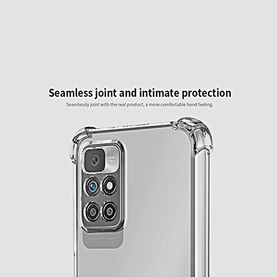 Husa pentru Xiaomi Redmi 10 / Redmi 10 2022 , SKYDDAR INNOVATION, Shockproof Clear din Silicon Slim, Transparenta, set cu sticker - 3 | YEO