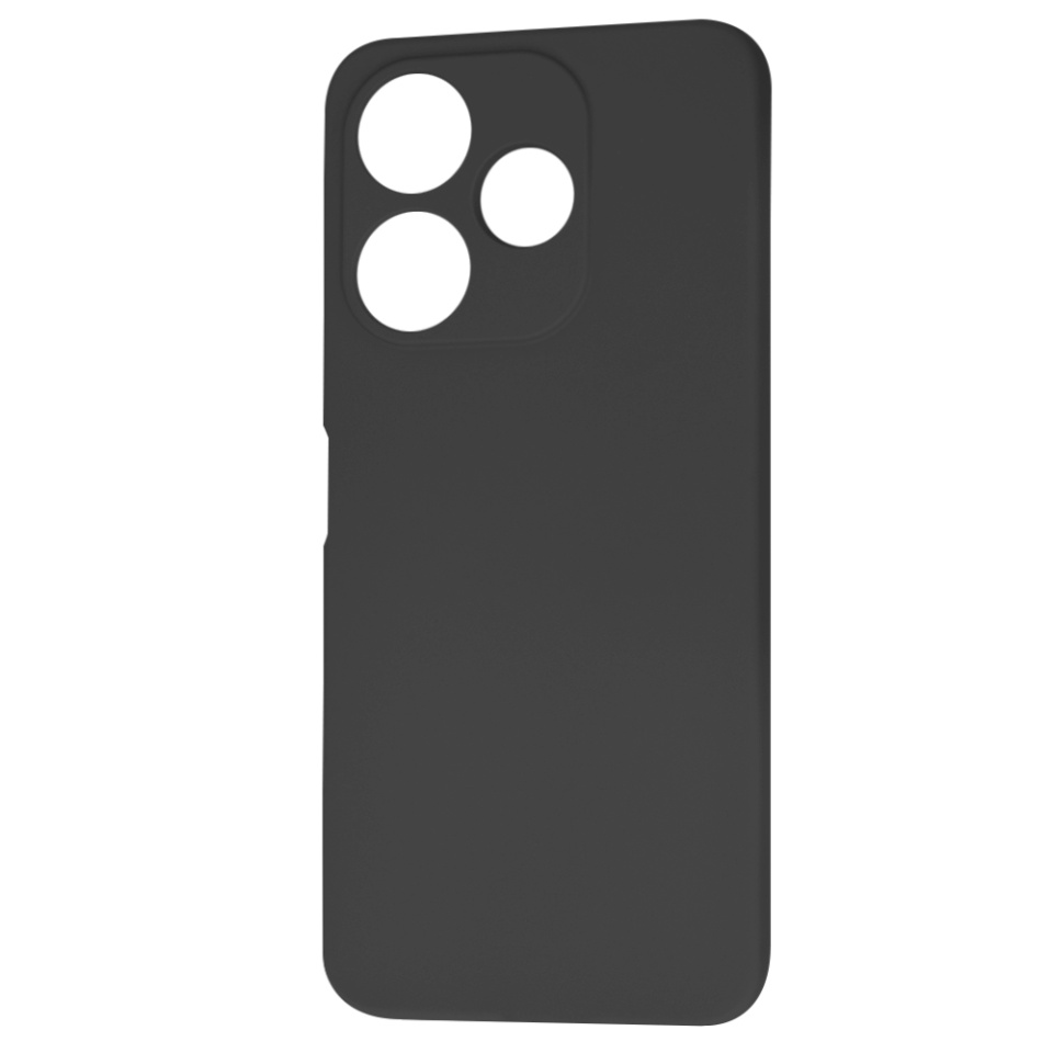 Husa pentru Xiaomi Redmi 13 / Poco M6 4G din Silicon Catifelat, Protectie Premium, Skyddar SoftElegance - Negru - 1 | YEO