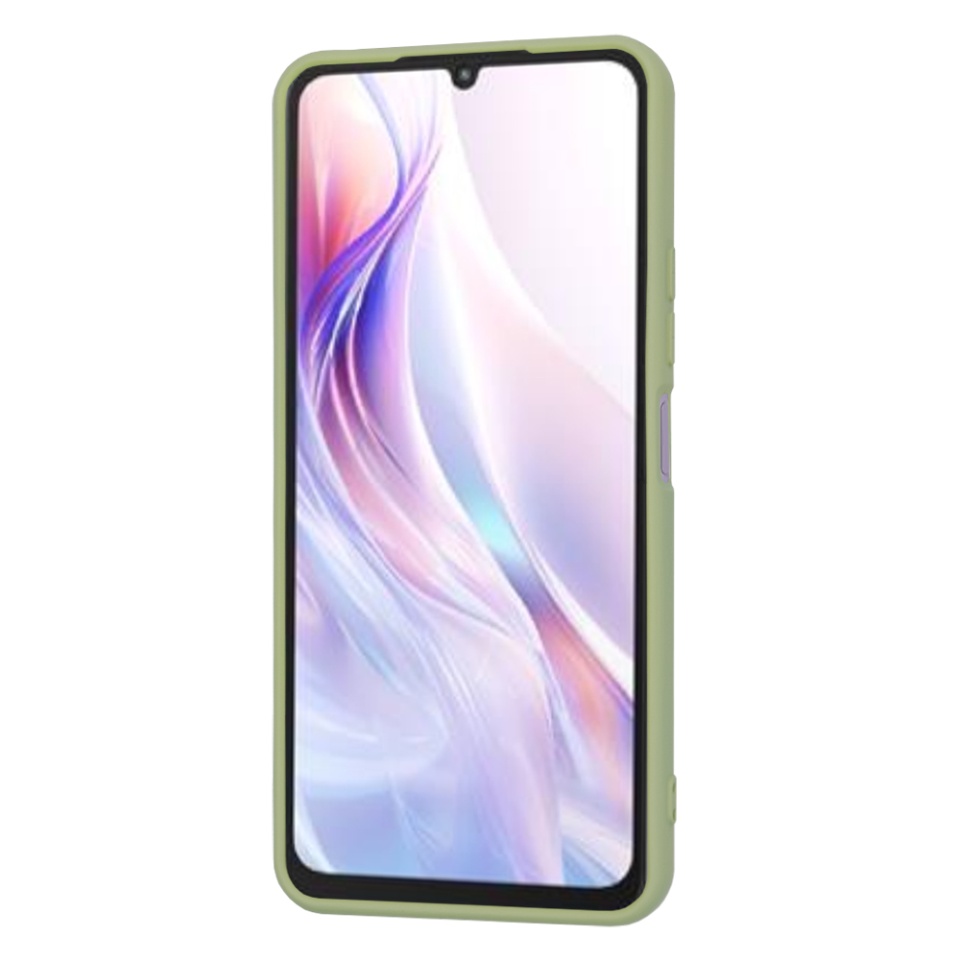 Husa pentru Xiaomi Redmi 13C 5G / Poco M6 din Silicon Catifelat, Protectie Premium, Skyddar SoftElegance - Verde - 2 | YEO