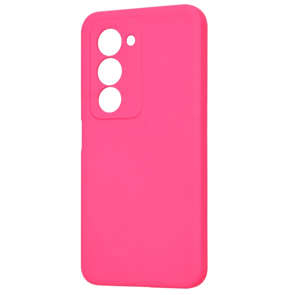 Husa pentru Xiaomi Redmi 15 5G / Redmi 15 4G, SKYDDAR INNOVATION, din Silicon Catifelat, SoftElegance, set cu sticker, Fucsia - 3 | YEO