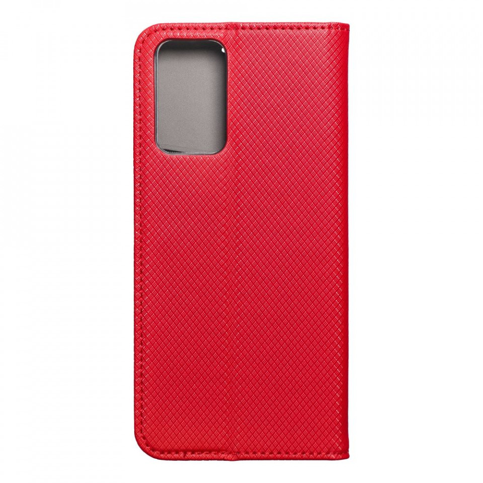 Husa pentru Xiaomi Redmi Note 12s tip carte, Skyddar Smart - Rosu - 3 | YEO