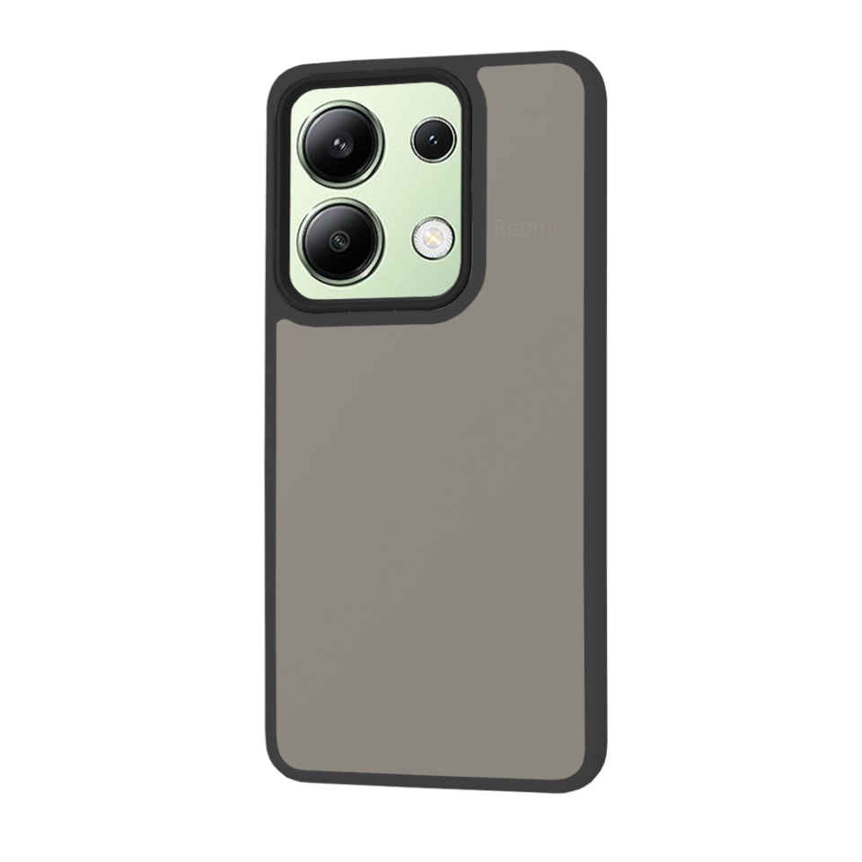 Husa pentru Xiaomi Redmi Note 13 4G, ce Absoarbe Cele mai Aspre Socuri, Skyddar Frosted - Negru - 1 | YEO