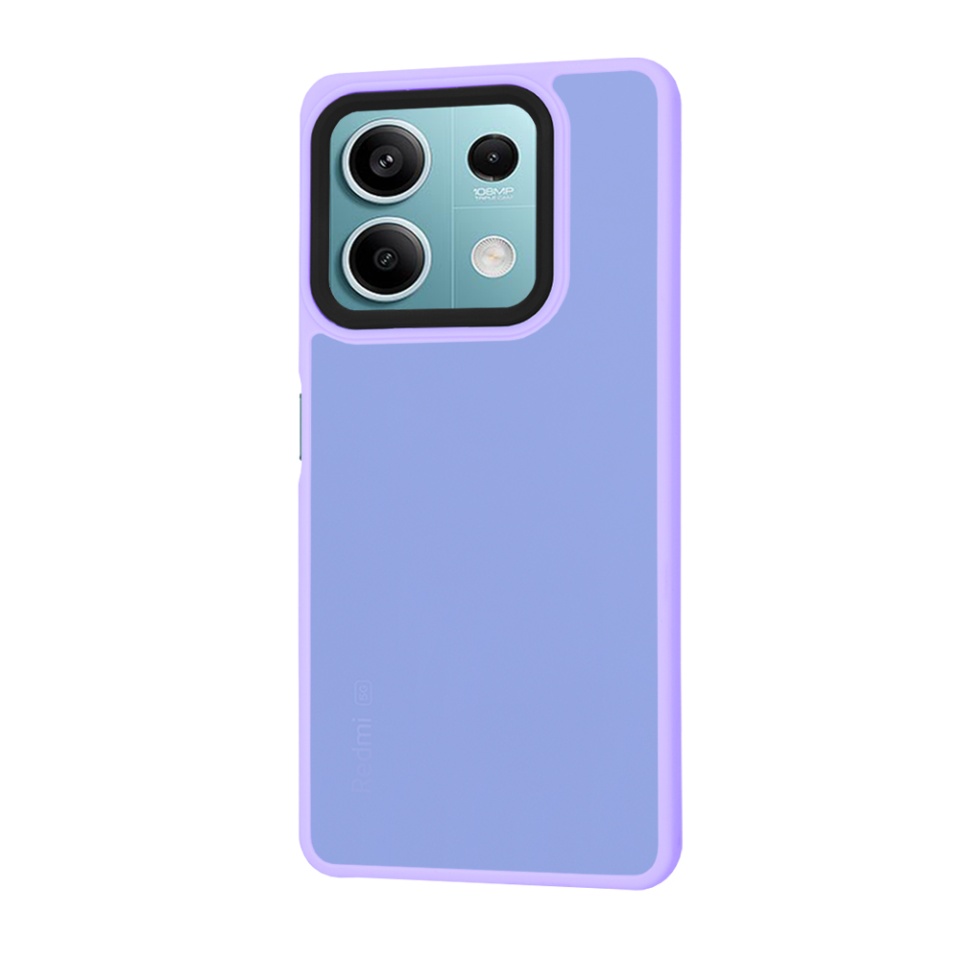 Husa pentru Xiaomi Redmi Note 13 5G, ce Absoarbe Cele mai Aspre Socuri, Skyddar Frosted - Mov deschis - 1 | YEO