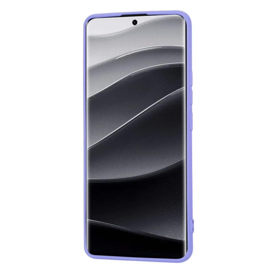 Husa pentru Xiaomi Redmi Note 14 Pro+ din Silicon Catifelat, Protectie Premium, Skyddar SoftElegance - Violet - 2 | YEO