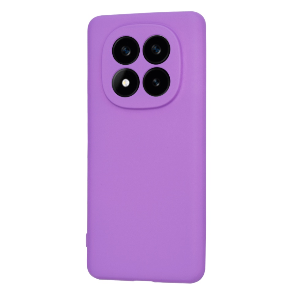 Husa pentru Xiaomi Redmi Note 14 Pro / Poco X7 din Silicon Catifelat, Protectie Premium, Skyddar SoftElegance - Mov - 1 | YEO