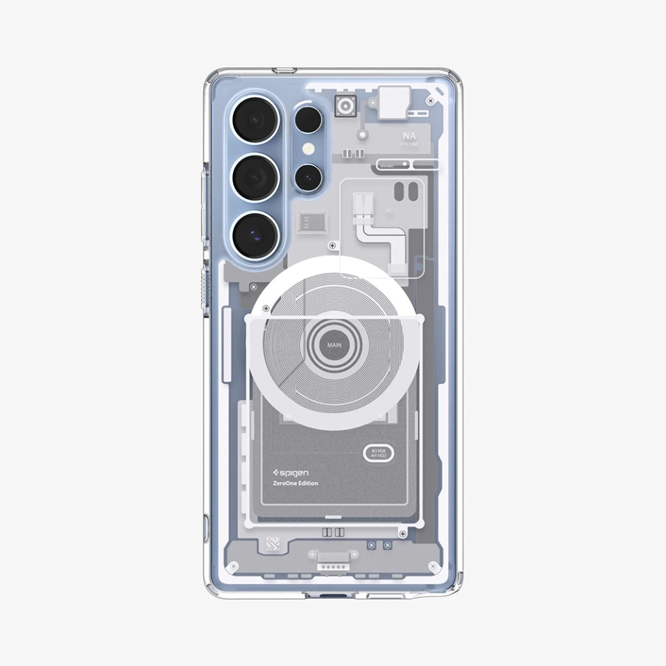 Husa premium Samsung Galaxy S25 Ultra, Ultra Hybrid Zero One - Alb - 1 | YEO